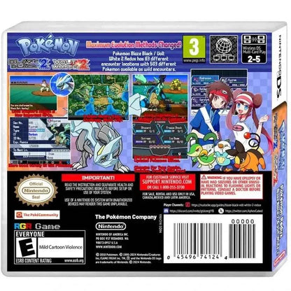 Pokémon Blaze Black 2 &amp; Volt White 2 Redux – DS Game Cartridge (With Box, No Manual)