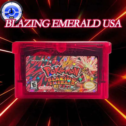 Pokémon Blazing Emerald v1.6 – RTC ROM Hack Cartridge (GBA)