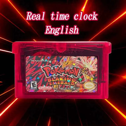 Pokémon Blazing Emerald v1.6 – RTC ROM Hack Cartridge (GBA)