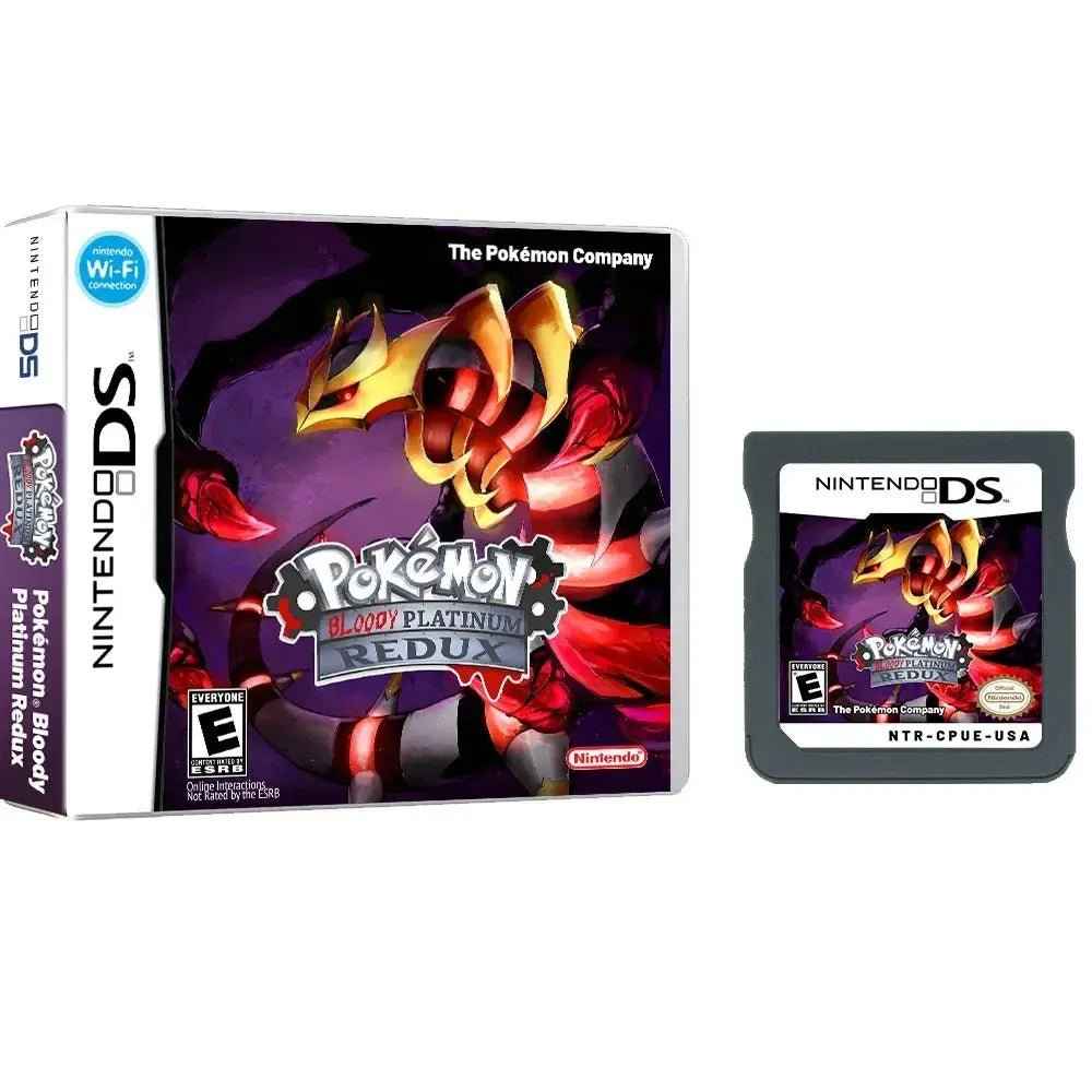 Pokémon Bloody Platinum Redux – Nintendo DS Game Cartridge (With Box, No Manual)