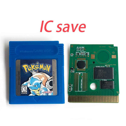 Pokemon Blue Ic GBC Case & Cart