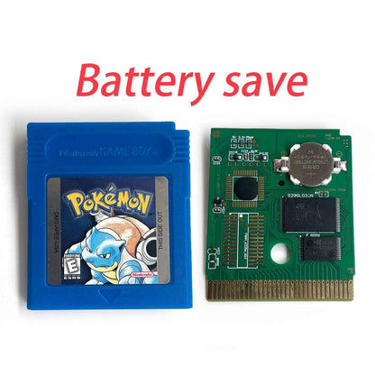 Pokemon Blue Ic GBC Case & Cart