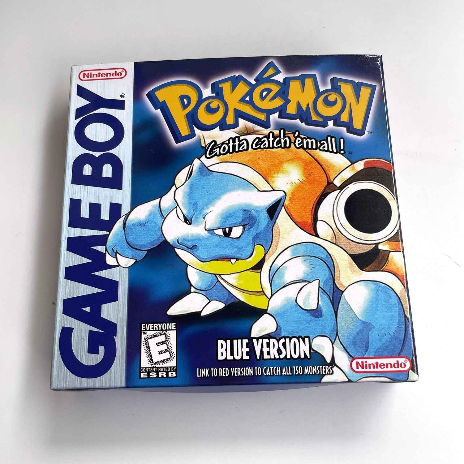 Pokemon Blue Ic GBC Case & Cart