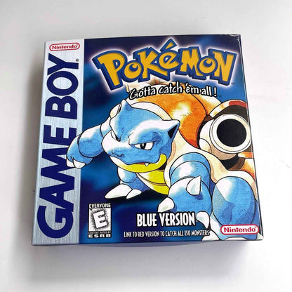 Pokemon Blue Ic GBC Case & Cart