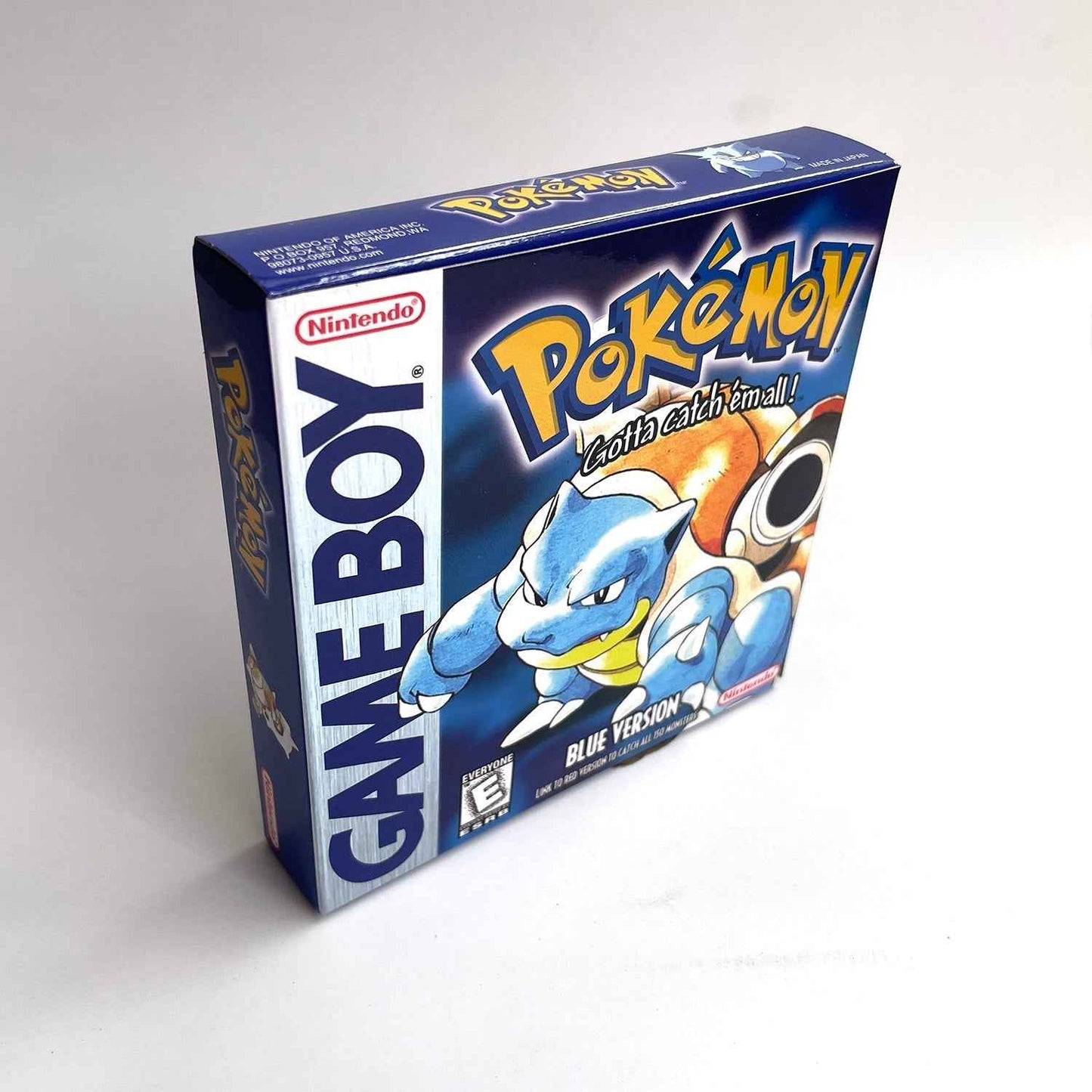 Pokemon Blue Ic GBC Case & Cart
