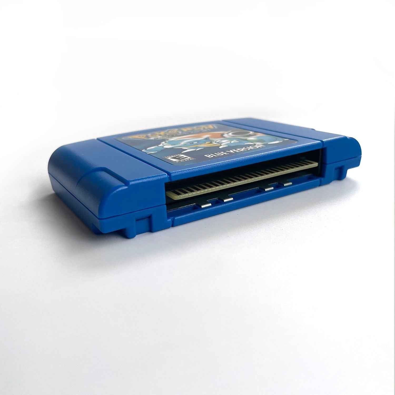 Pokemon Blue Version Game With N64 Case & Cart