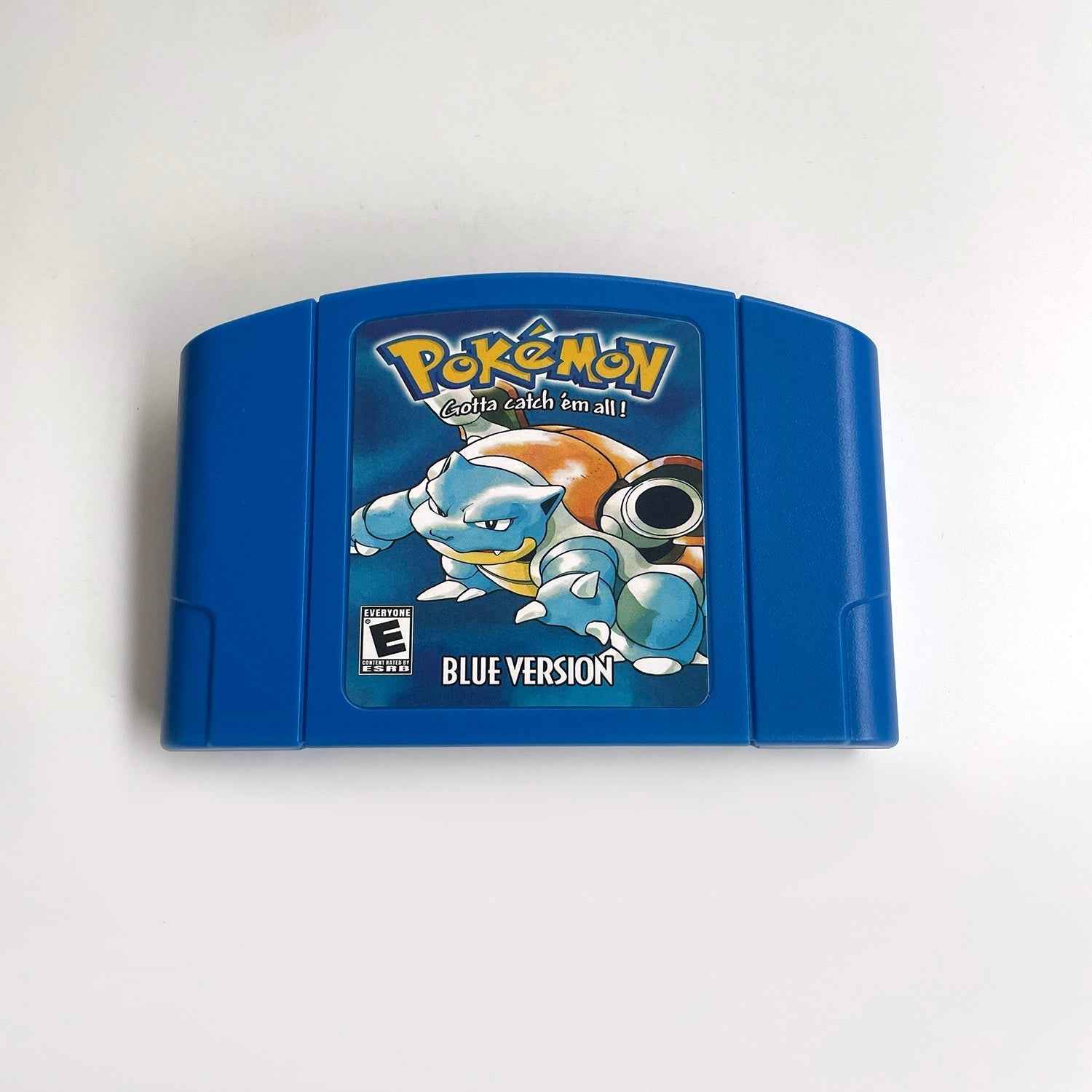 Pokemon Blue Version Game With N64 Case & Cart
