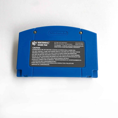 Pokemon Blue Version Game With N64 Case & Cart