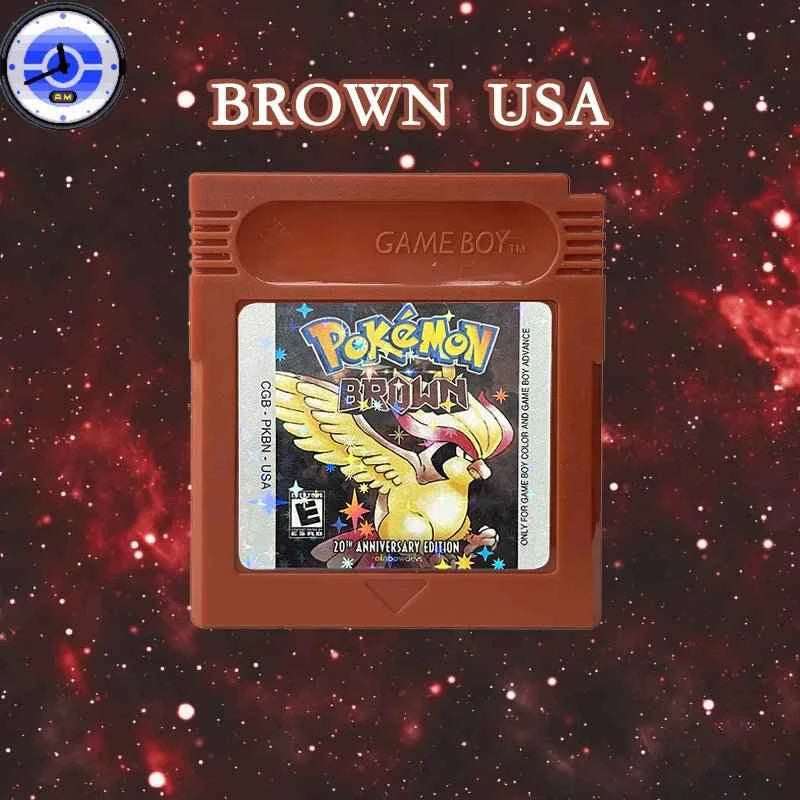 Pokémon Brown 20th Anniversary Edition v6.0.1 – ROM Hack Cartridge (GBC) US