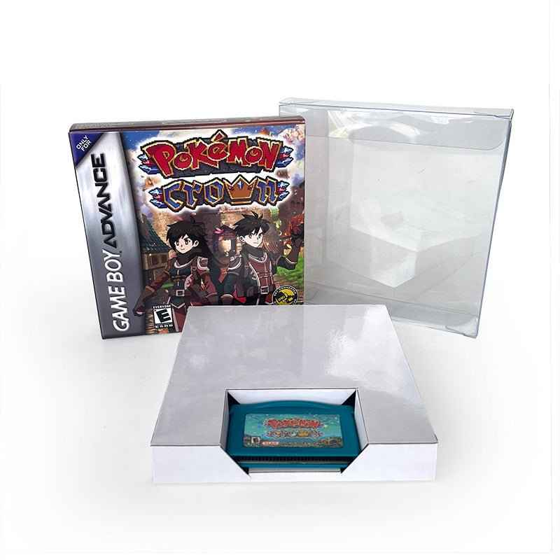 Pokémon Crown Cartridge with Box – English 1M Flash Cart Game for GBA | Game Boy Advance Custom Version