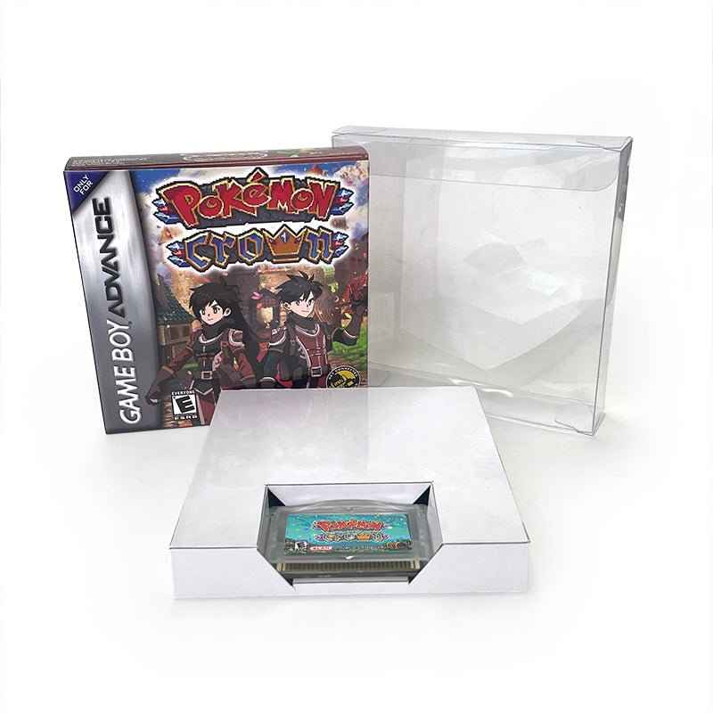 Pokémon Crown Cartridge with Box – English 1M Flash Cart Game for GBA | Game Boy Advance Custom Version