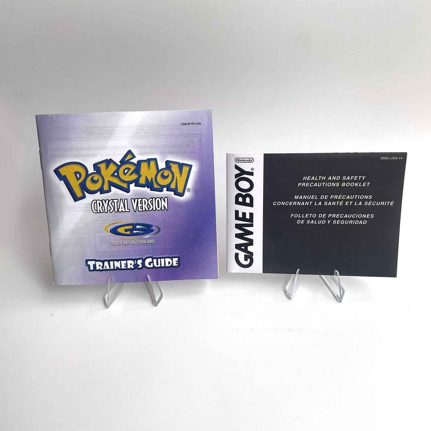 Pokemon Crystal Cart Ic GBC Case & Cart
