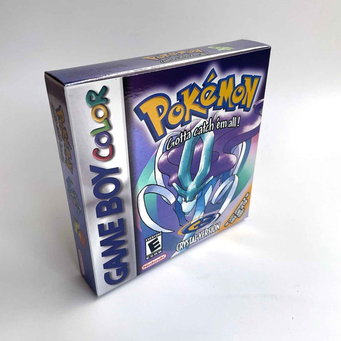 Pokemon Crystal Cart Ic GBC Case & Cart