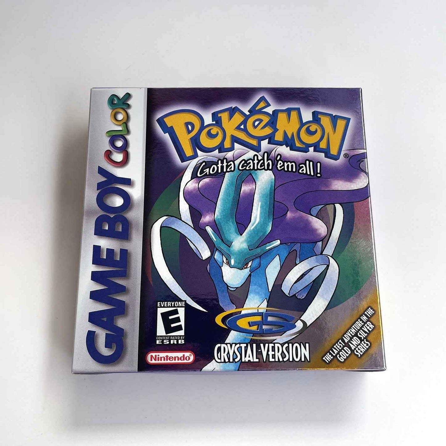 Pokemon Crystal Cart Ic GBC Case & Cart