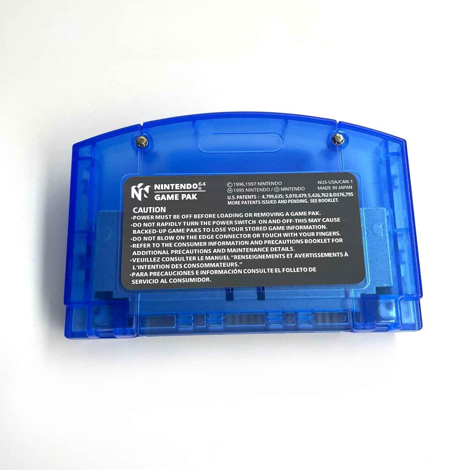 Pokemon Crystal Version Game With N64 Case & Cart