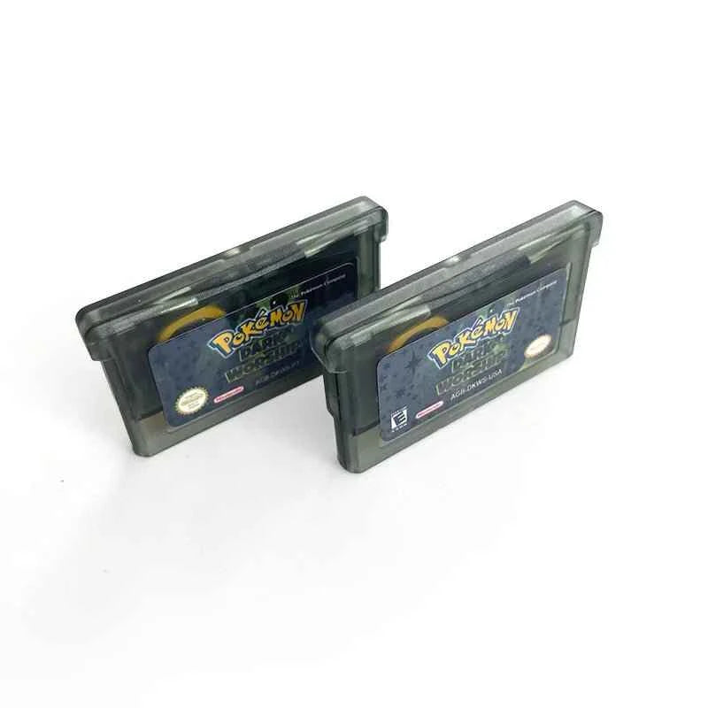 Pokémon Dark Worship Cartridge – English RTC Flash Cart Game for GBA | Dark-Themed Pokémon Adventure