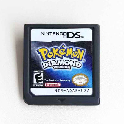 Pokemon Diamond Version Game Case & Cart
