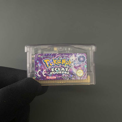 Pokémon Éclat Pourpre reproduction GBA cartridge – French
