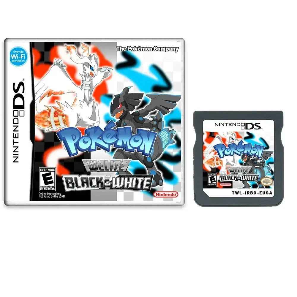 Pokémon Elite Black &amp; White – Nintendo DS Game (With Box, No Manual)