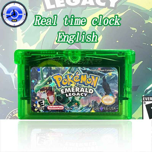 Pokémon Emerald Legacy – GBA Cartridge · RTC