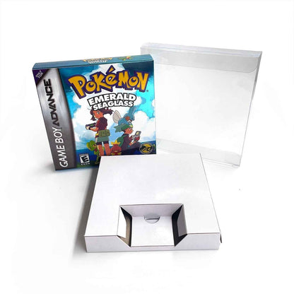 Pokémon Emerald Seaglass Cartridge – English RTC Flash Cart Game for GBA | Game Boy Advance Custom Version