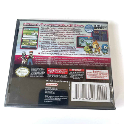 Pokemon English Pearl Version Game with Case & Cart (USA)