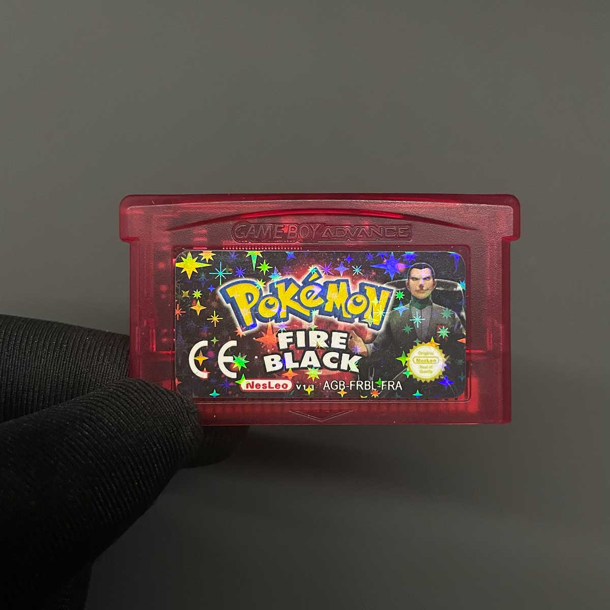 Pokémon Fire Black reproduction GBA cartridge – French