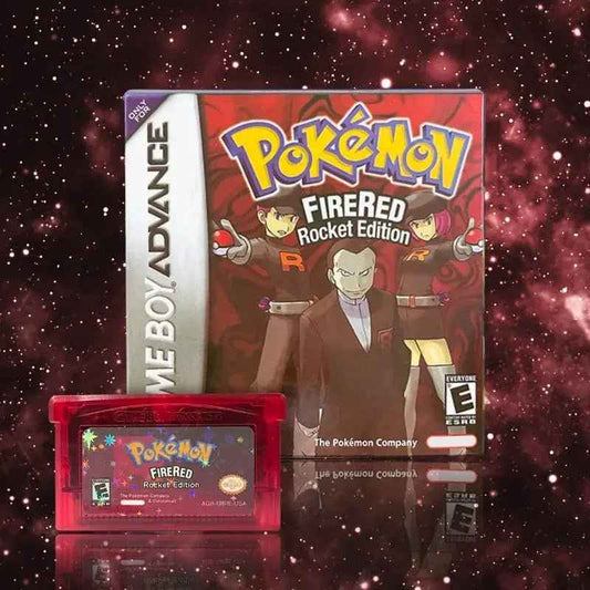 Pokémon FireRed: Rocket Edition – Game Boy Advance Cartridge