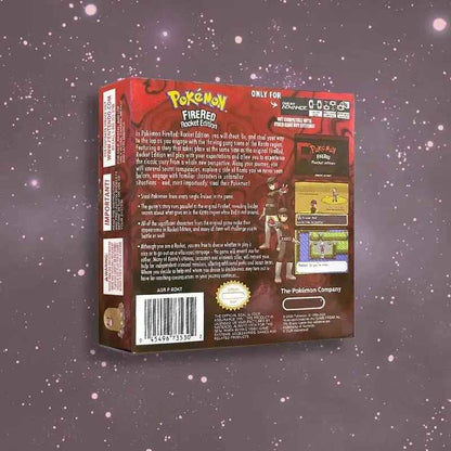 Pokémon FireRed: Rocket Edition – Game Boy Advance Cartridge