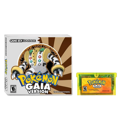 Pokémon Gaia Version – GBA Game Cartridge (With Box, No Manual)