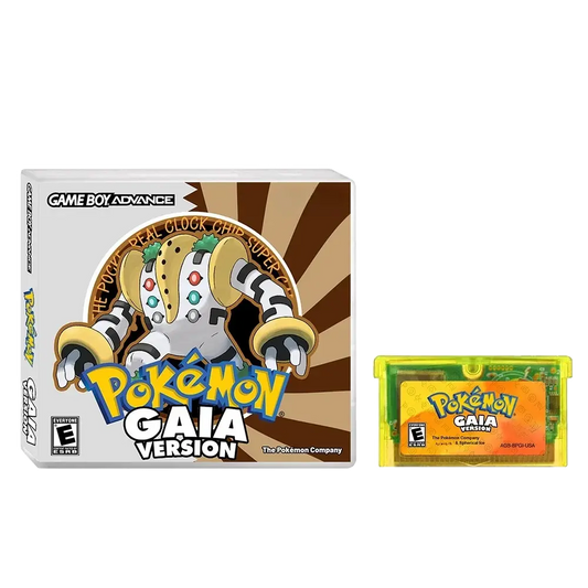 Pokémon Gaia Version – GBA Game Cartridge (With Box, No Manual)