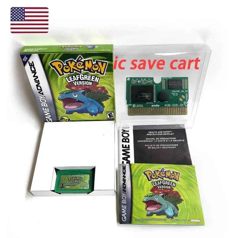 Pokémon GBA Hoenn &amp; Kanto Bundle – 5 Boxed Game Boy Advance Games (US English)