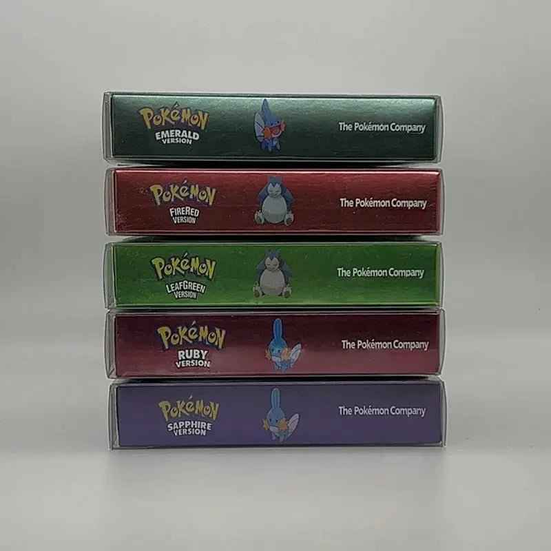 Pokémon GBA Hoenn &amp; Kanto Bundle – 5 Boxed Game Boy Advance Games (US English)