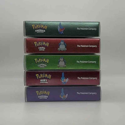 Pokémon GBA Hoenn &amp; Kanto Bundle – 5 Boxed Game Boy Advance Games (US English)