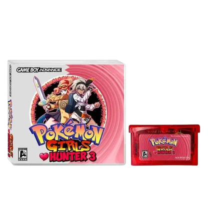 Pokémon Girls Hunter 3 – GBA Game Cartridge (With Box, No Manual)
