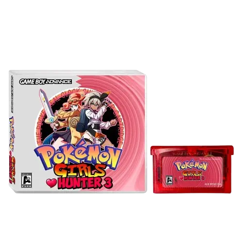 Pokémon Girls Hunter 3 – GBA Game Cartridge (With Box, No Manual)
