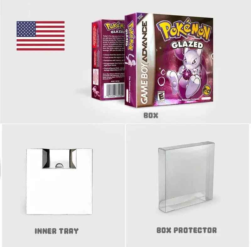 Pokémon Glazed – Game Boy Advance Cartridge