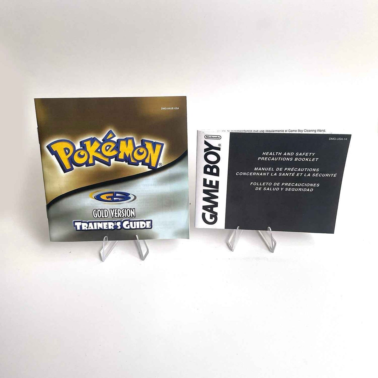 Pokemon Gold Cart Ic Gold GBC Case & Cart