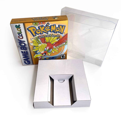 Pokemon Gold Cart Ic Gold GBC Case & Cart