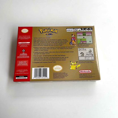 Pokemon Gold Version Game With N64 Case & Cart
