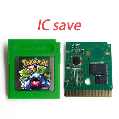 Pokemon Green Ic GBC Case & Cart