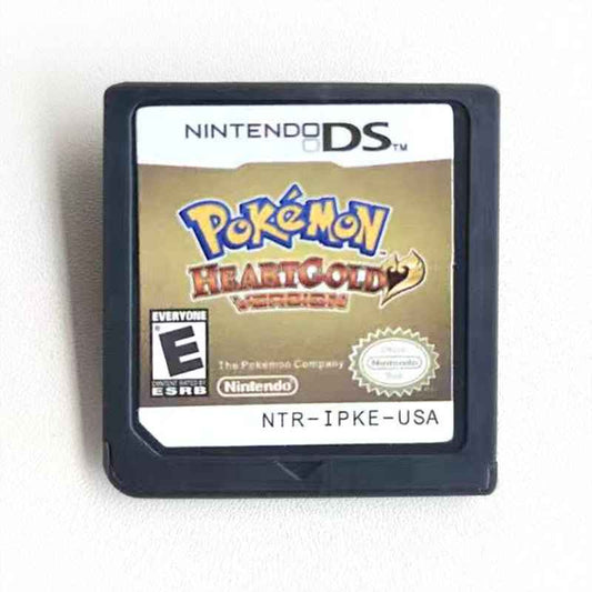 Pokemon Heartgold Version Game Case & Cart