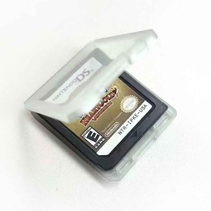 Pokemon Heartgold Version Game Case & Cart