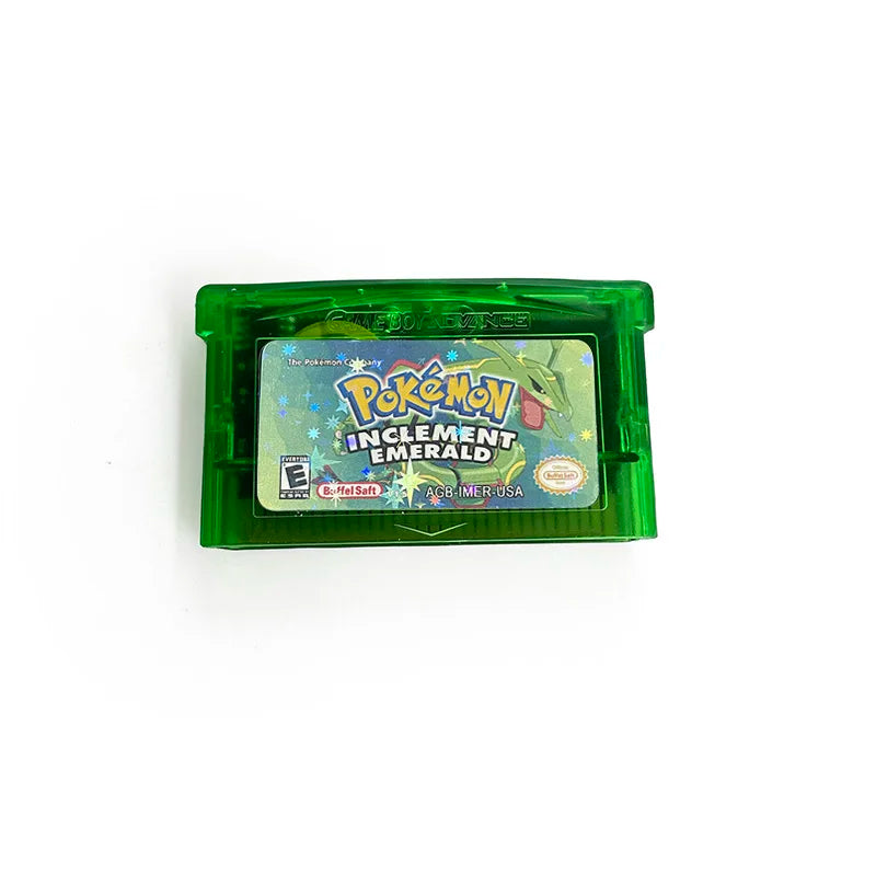 Pokémon Inclement Emerald reproduction GBA cartridge – English