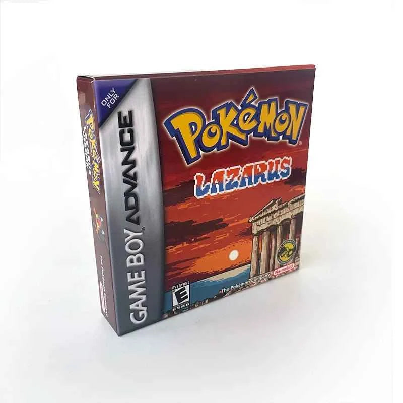 Pokémon Lazarus ROM Hack GBA Cartridge – English V1.1 RTC Flash Cart Game | Game Boy Advance Custom Cart