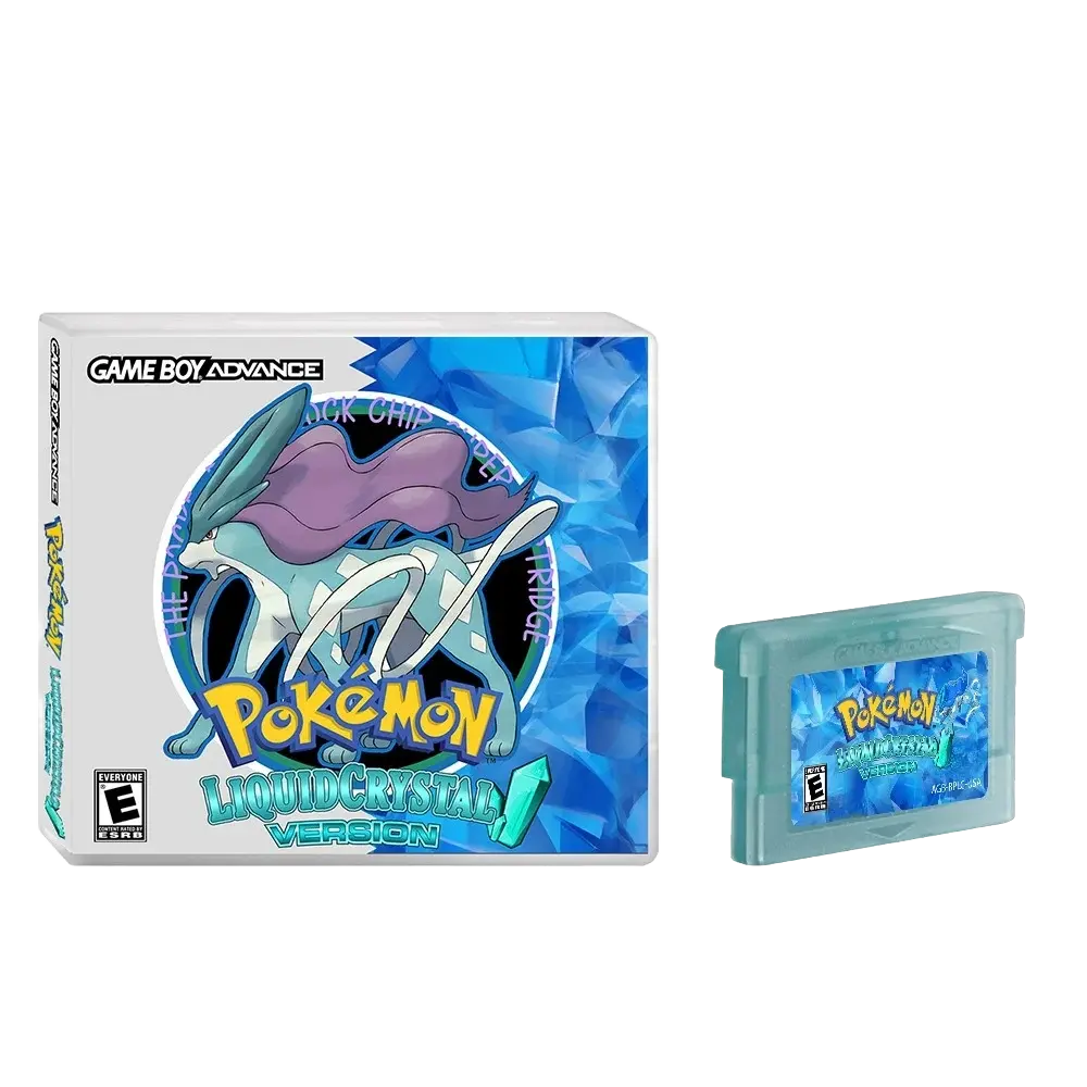 Pokémon Liquid Crystal – GBA Game Cartridge (With Box, No Manual) - Romcarts