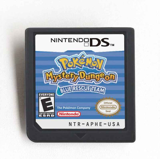 Pokemon Mystery Dungeon Blue Rescue Team Game Case & Cart