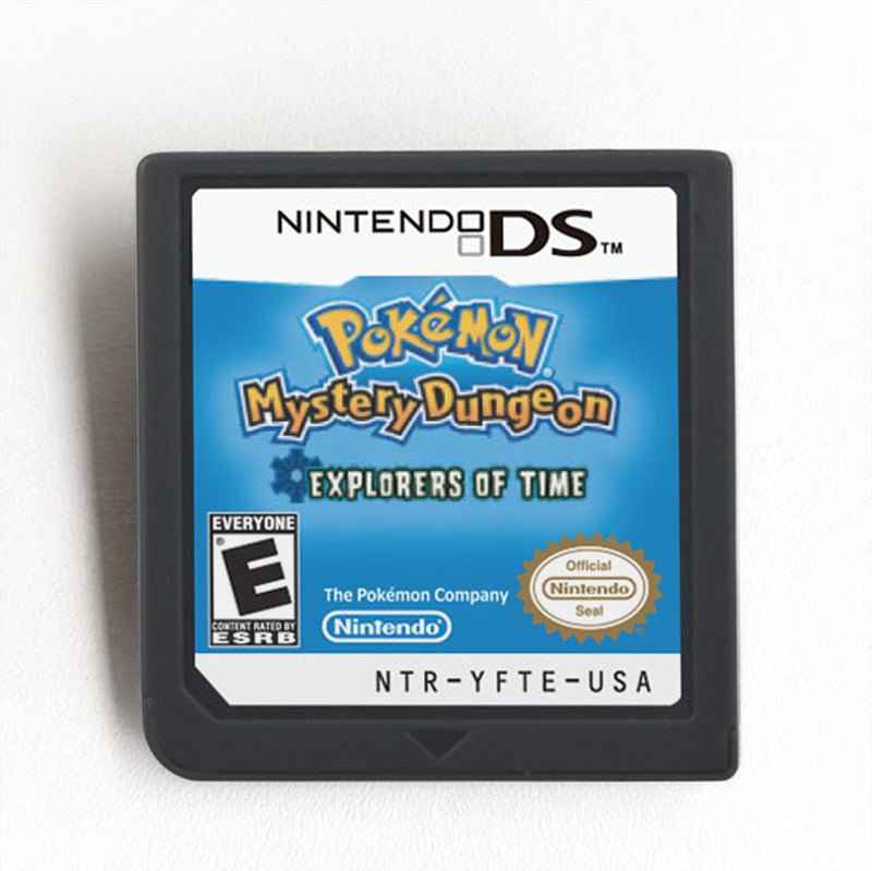 Pokemon Mystery Dungeon - Explorers of Time Game Case & Cart
