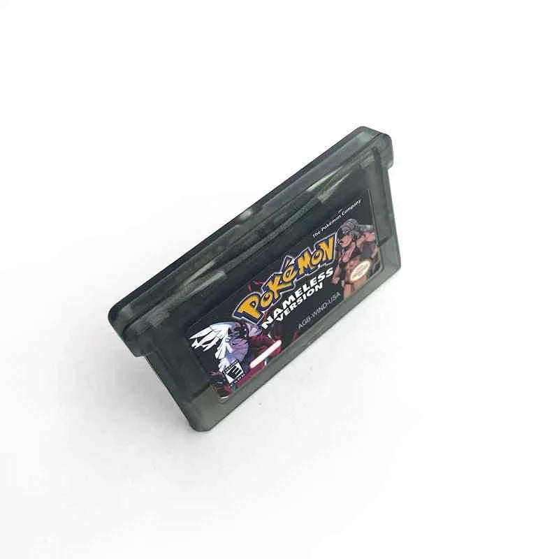 Pokémon Nameless Version Cartridge – English 1M Flash Cart Game for GBA | Expanded Pokémon Adventure