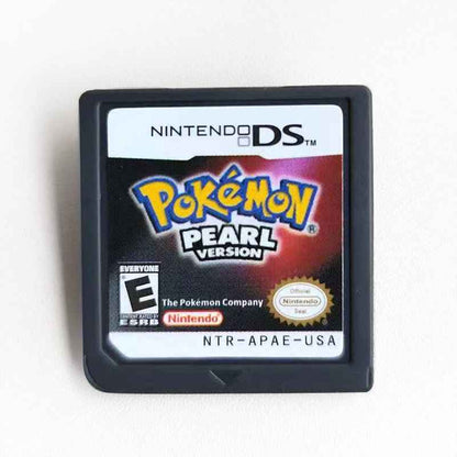 Pokemon Pearl Version Game Case & Cart